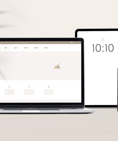Digital devices screen psd mockup editable template
